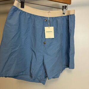 NWT Donni Sleep Shorts - Large